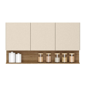 COCINA 120CM ALEGRÍA 6 PUERTAS 1 CAJÓN VAINILLA/MADERADO NATURAL 1 COCINA 120CM ALEGRÍA 6 PUERTAS 1 CAJÓN VAINILLA/MADERADO NATURAL